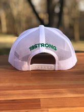 Load image into Gallery viewer, PIMENTO CHEESE TRUCKER SNAPBACK HAT WHITE