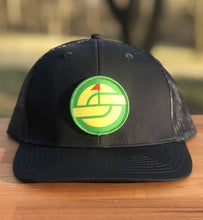 Load image into Gallery viewer, PIMENTO CHEESE TRUCKER SNAPBACK HAT NAVY